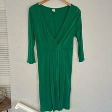Old Navy Green Wrap Dress 100% Rayon St Patrick’s Day Vacation Resortwear Small