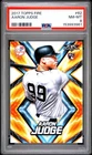 AARON JUDGE 2017 TOPPS FIRE RC #62 NEW YORK YANKEES ROOKIE MVP PSA 8 NM-MT