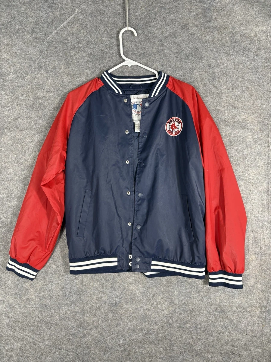 Veste vintage Majestic BOSTON RED SOX fermeture éclair complète brodée