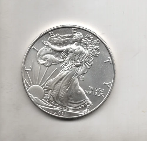 2011 WALKING LIBERTY AMERICAN EAGLE .999 FINE SILVER DOLLAR COIN 1oz. $1 USA A