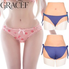Silicone Buttock Fake Vagina Female Vagina Pants Underwear Crossdressers Panties