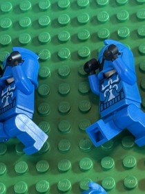 LEGO Star Wars Senate Commando Mini Figure Lot, Two Helmets With Small Missprint