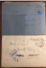 Kessel v. Bobruisk Krieglaz. 531 26.6. u. 03.07.44 Zur&uuml;ck-Vermerk Korrespondenz