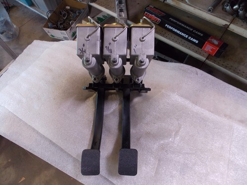Howe Reverse Mount Clutch & Brake Pedal w/Recond. Howe Master Cyls