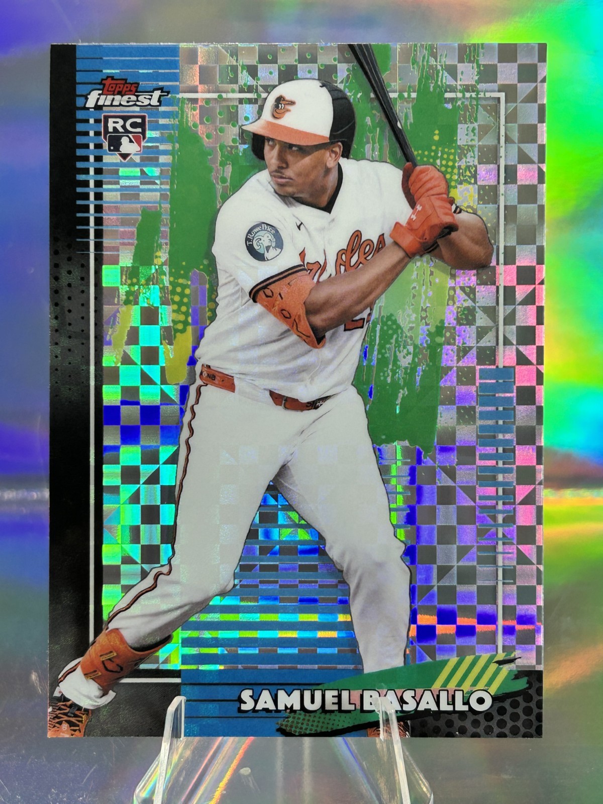 2026 Topps Finest-Common X Fractor-Samuel Basallo (RC)-Orioles