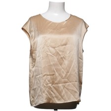 Silk, Top, Größe: M, Beige, Seide, Einfarbig, Damen #LMC