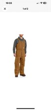 Carhartt 106682 Firm Duck Extreme-Warmth Loose-Fit Insulated Overall Size M Tall