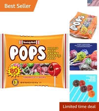 Assorted Tootsie Roll Pops 80 Count - Perfect Treats for Halloween and Parties