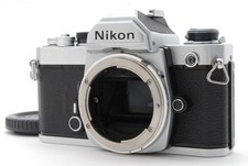MINT Nikon FM 35mm SLR Film Camera Body Silver From JAPAN