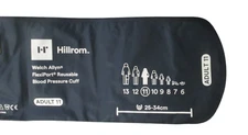 Hillrom Welch Allyn FlexiPort Reusable Blood Pressure Cuff Lg Adult 11 Blue
