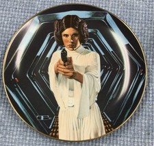 Assiette Star Wars Princesse Leia La Collection Hamilton Vintage 1987