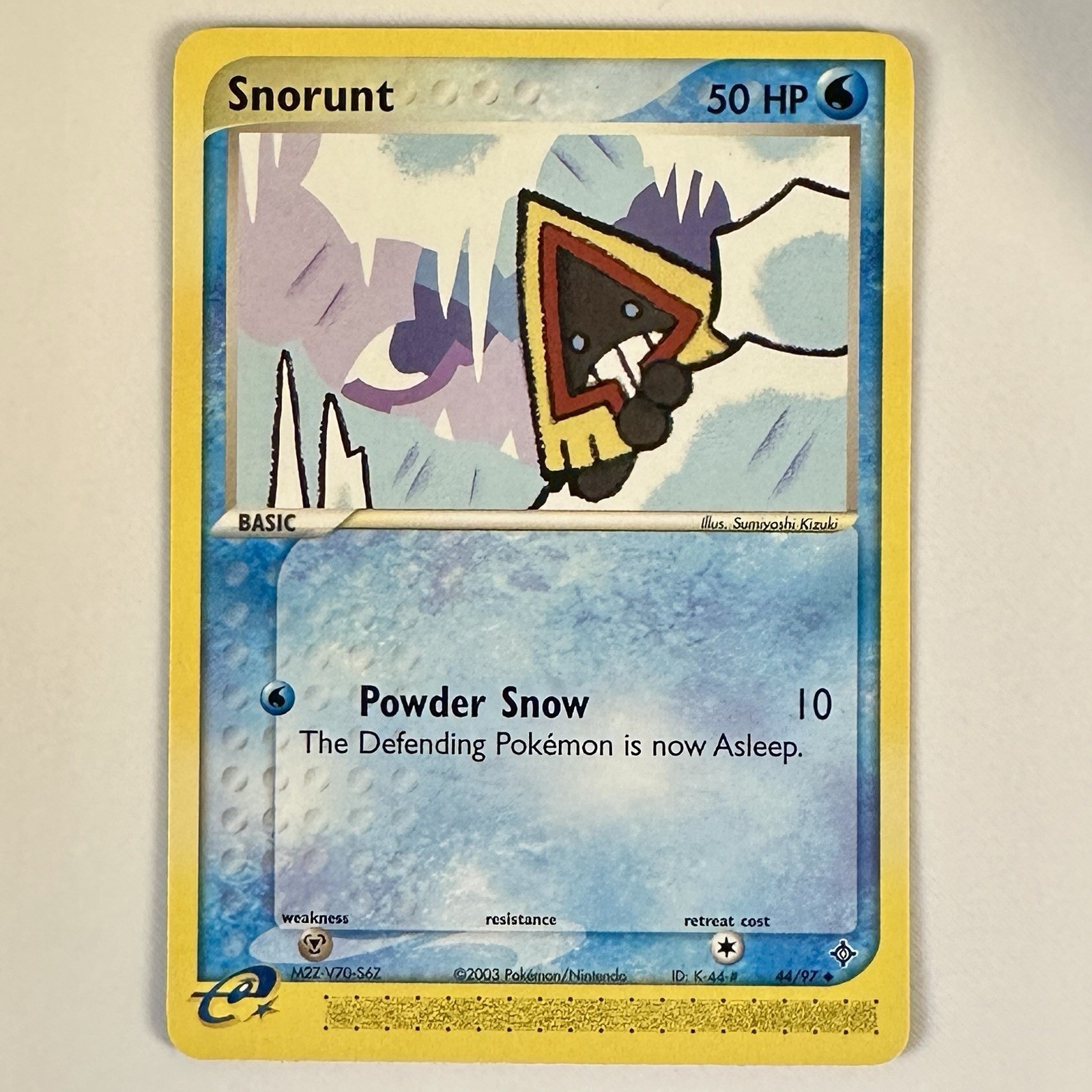 Pokemon Nintendo 2003 TCG Snorunt 44/97 Dragon Basic 50 HP Unc Reg Eng