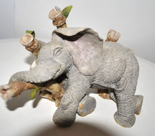 Tuskers Elephant Figurine 'Worn Out Walter'- Resin ornament collectible-90816 GC