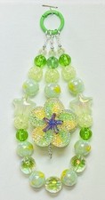 Beaded Keychain, Phone Charm, Bag Charm, Purse Charm, Bag Clip