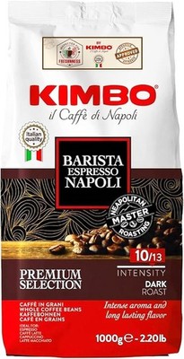 Kimbo Napoli Whole Bean Coffee, Dark Roast, 2.2lb