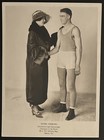 Photo Vintage Originale 1929 - Boxeurs Young Stribling Et Bob Carvill - Tirage Argentique Noir Et Blanc