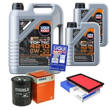 MAHLE Inspektionspaket 7 L Liqui Moly Top Tec 4210 0W-30 für Nissan