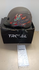Troxel Rebel Arrow Horse Riding Helmet Low Profile. Multi Colored Feathers. Med.