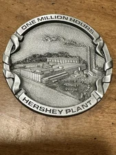 Hershey Foods Plant Employee Performance 1995 1 Million Hours Medal 3-D Factory