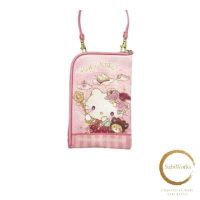 Neu Hatayama Shoji 33201709 2-Wege Multi-Pochette Magikaru Hello Kitty H 7,5 x B