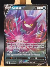Crobat V, 44/72, Shining Fates, Holo Rare, NM
