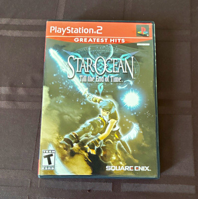 Square Enix Star Ocean: Till the End of Time PS2 Greatest Hits Manual Included