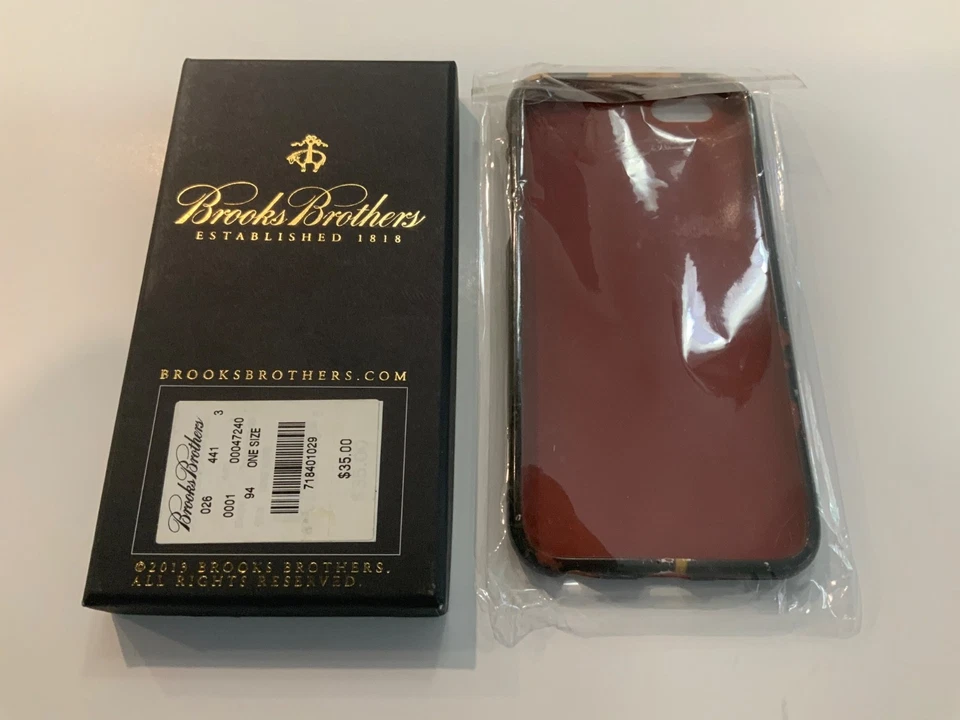 Brooks Brothers iPhone 6 case with sport coat and tie theme new in package - Image 2 of 4