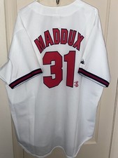 Vintage Greg Maddux Atlanta Braves MLB Majestic Jersey Men  s 2X Large EUC