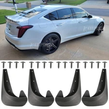 4x Front&Rear Mud Flaps Splash Guards Splashguards For Cadillac CT5 CT6 CTS DTS