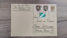 FRANZ ZONE - Karte Scheidegg - Berlin 1946