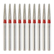 Dental Burs Diamond FG 856/016F Round End Taper Fine Grit High Speed Burr