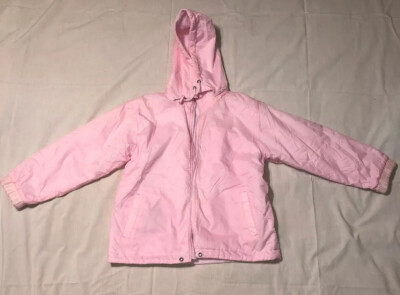 Girls Pink Reversible Raincoat