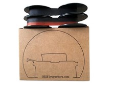 2 x Underwood Typewriter Ribbon - Double Pack - Black & Red + Black thumbnail