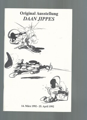 1992 Original Ausstellung DaanJippes fanzine  Disney Artist Rare.