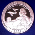 2021-S America the Beautiful Quarters Tuskegee Airmen Proof — photo from another recent sale