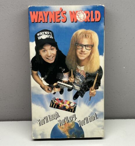 Bande vidéo promotionnelle Wayne's World VHS 1993 McDonald's Dana Carvey Mike Myers RARE ! - Photo 1/13