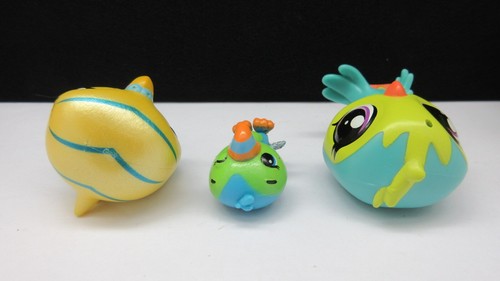 LITTLEST PET SHOP #2-64 4014 EDIE VON KEET & HUGSY LOVEJOY PARAKEET BIRD LOT - Picture 10 of 12