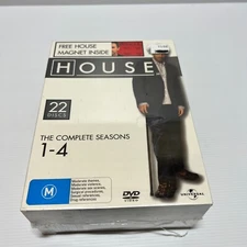 House MD The Complete Season 1- 4 brand new sealed with Free Magnet