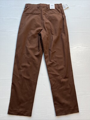 TTTMSW Polyester straight slacks（BROWN） Polyester straight slacks（BROWN） | TTTMSW