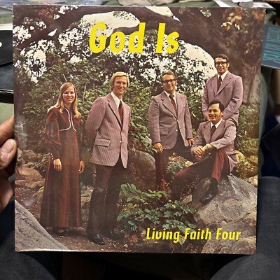 GOD IS Living Faith Four LP Private Xian Psych Funk Soul Folk Unknown / Hear NM-