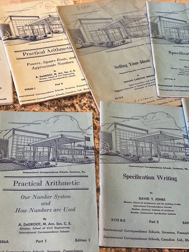 International Correspondence School READING ARCHITECTS' BLUEPRINTS 1955 Ed 1&2 - Picture 5 of 11
