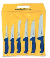 F. Dick Messer Set Ergogrip Blockmesser Stechmesser Sortiermesser Ausbeinmesser