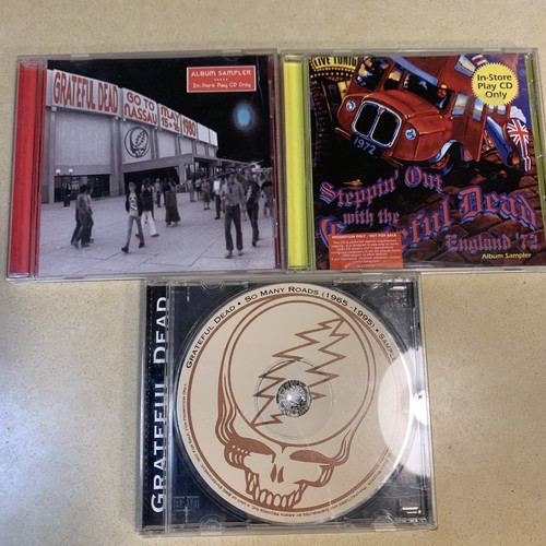 Grateful Dead 3 CD Lot. Rare. Go To Nassau, England ‘72, Sampler In-Store Promo