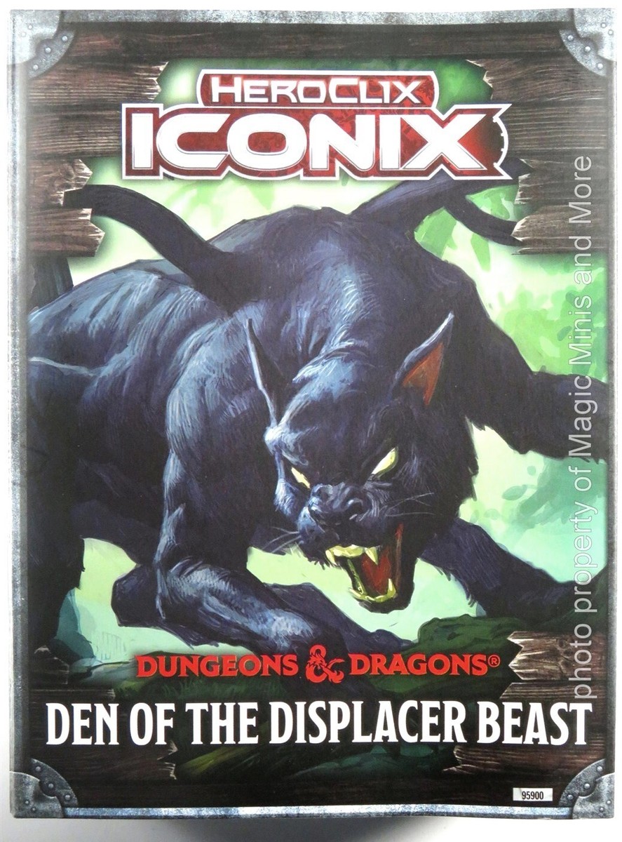 HeroClix Iconix ~ DEN OF THE DISPLACER BEAST Mimic & Longsword