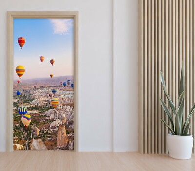 3D Heißluftballon ZHU2553 Door Wall Mural Photo Wall Sticker Decal Wall Amy
