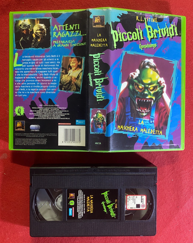 R.L. STINE - DIE KLEINEN SCHAUER VERFLUCHTE MASKE (1997)VHS 20th Century 4461 SA