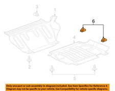 GM OEM 19-26 Acadia Rear Bumper Bumper Components-Bumper Bracket U-Nut 11548585