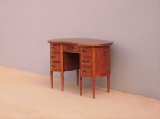 Scrittoio scrivania tavolo a 'fagiolo' st.Luigi XVI, filettato, '900!