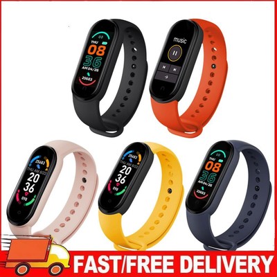 enjoymentlin M6 Smart Watches Wasserdicht Laufen Smartwatch Blutdruck-Armband