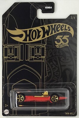 ゴールドジャガー　　万力 2023 Hot Wheels 55th Anniversary Black and Gold Your Choice